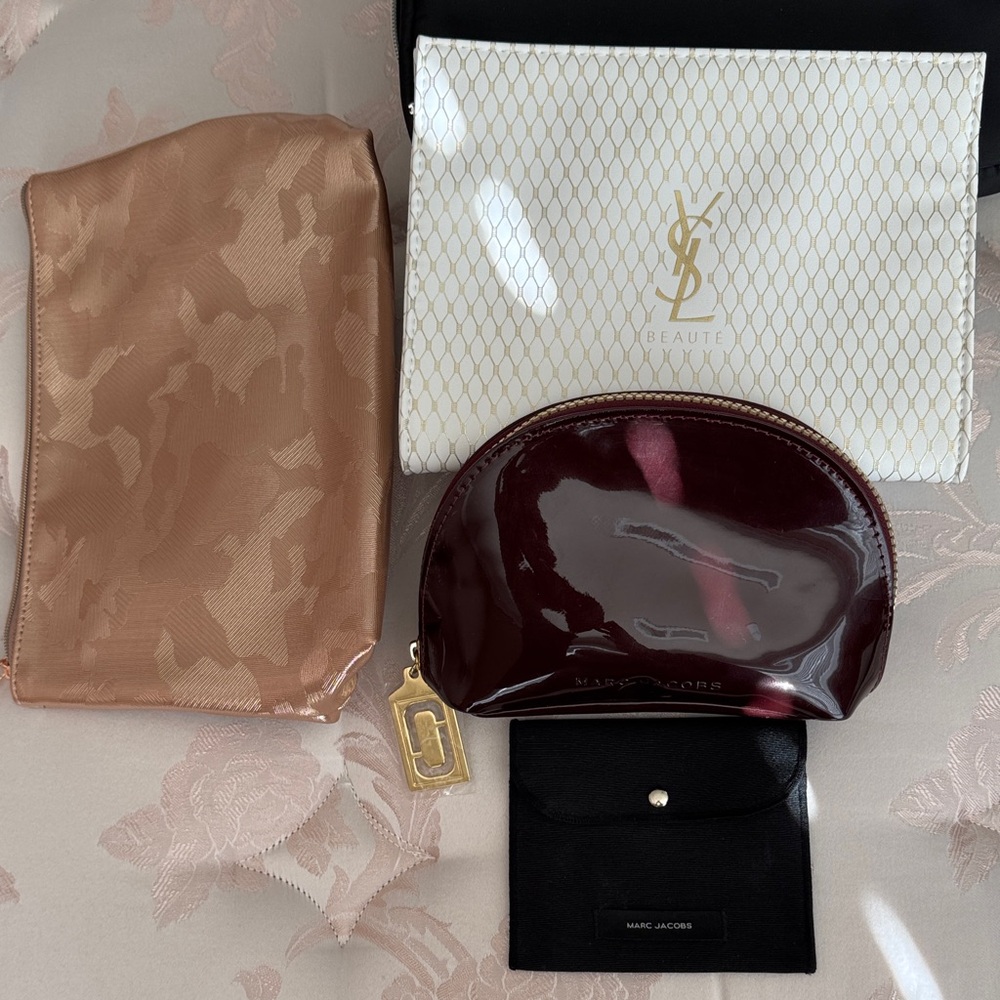 🤍NEW -YSL etc Cosmetic Bags- Bundle💕